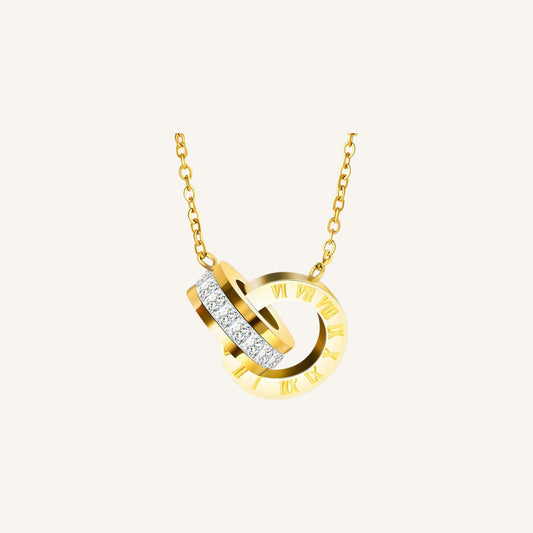 ISABELLA necklace, 18K gold stainless steel necklace, gold necklace, Elegant stainless steel jewelry, Black Leopard Jewellery, Black Leopard  Jewellery ISABELLA Necklace | ISABELLA Pendant Necklace | Elegant Gold ISABELLA Necklace | Minimalist ISABELLA  Jewellery | Black Leopard ISABELLA Necklace