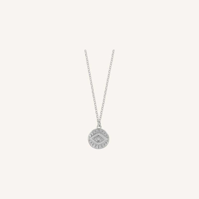 evil eye pendant, gold plated sterling silver pendant, evil eye necklace, protective eye jewellery, symbolic pendant necklace, women’s evil eye jewellery, spiritual pendant necklace, gold eye pendant