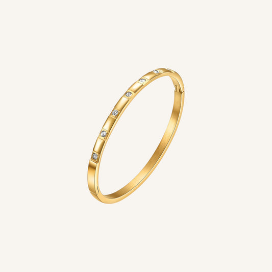 Sophia bangle, 18K gold bangle, 18K gold stainless steel bangle, gold plated jewelry, stainless steel jewelry, elegant bangle, Black Leopard Jewellery, Black Leopard Jewellery SOPHIA Bangle | SOPHIA Gold Bangle | Minimalist SOPHIA Jewellery | Elegant SOPHIA Bracelet | Black Leopard SOPHIA Bangle
