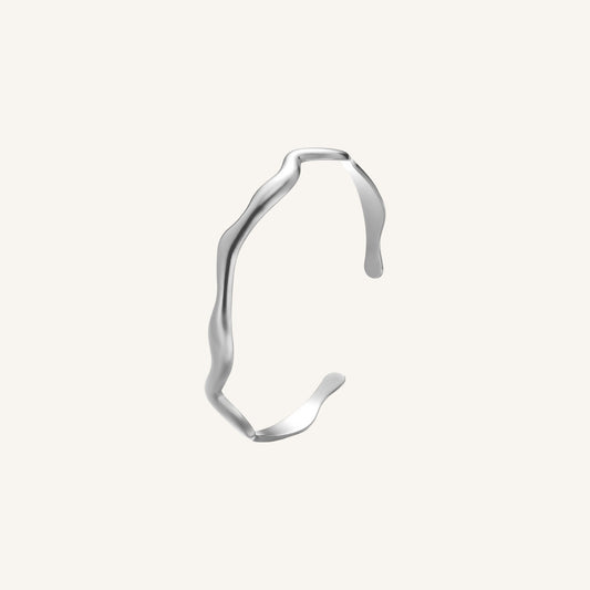 Tilly Bangle, 18K gold stainless steel Bangle, gold Bangle, Elegant stainless steel jewelry, Black Leopard Jewellery